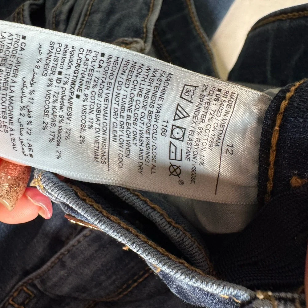 Old Navy kids size 12 Dark Blue Denim Jeans